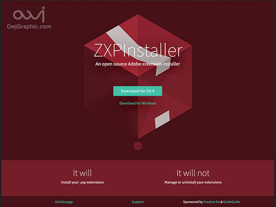Zxp installer